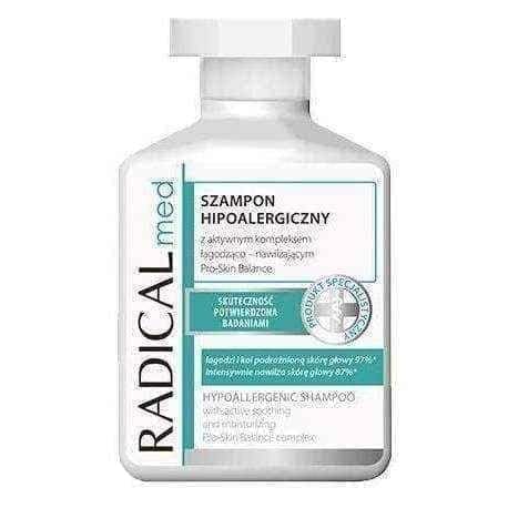 RADICAL Med hypoallergenic shampoo 300ml, szampon UK