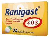 Ranigast SOS, gastritis, gastroesophageal reflux, Sodium alginate, sodium bicarbonate UK