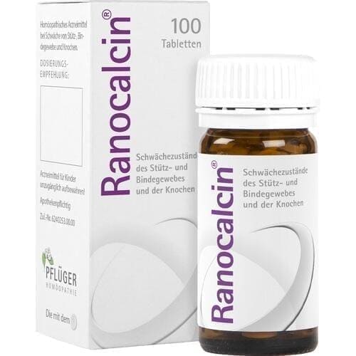 RANOCALCIN tablets, week connective tissue, bone weakness disease UK