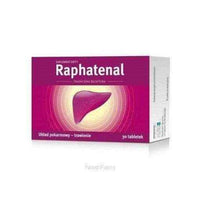 RAPHATENAL x 30 tablets, liver disease symptoms UK