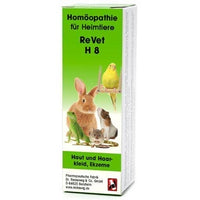 Rashes, eczema, itching, REVET H 8 globules for pets, mice, rats, guinea pigs UK