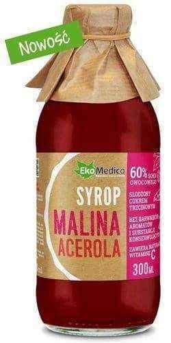 Raspberry Acerola syrup 300ml UK