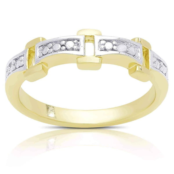 Rectangle diamond ring UK