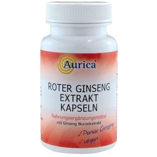 RED GINSENG Extract ROOT Capsules 300 mg UK