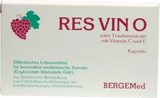 Red grape seed extract, silicic acid, magnesium citrate, vitamin C, E, ERES VINO capsules UK