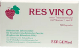 Red grape seed extract, silicic acid, magnesium citrate, vitamin C, E, ERES VINO capsules UK