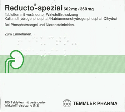 REDUCTO, potassium dihydrogen phosphate, kidney stone disease UK