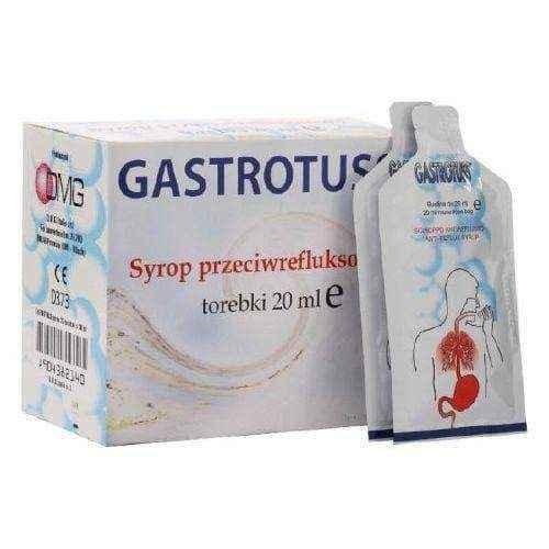 Reflux -GASTROTUSS reflux syrup 20 ml x 20 bags UK