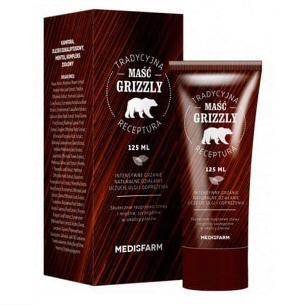 Relax, relaxation, warming ointment, back, muscles and joints Grizzly UK