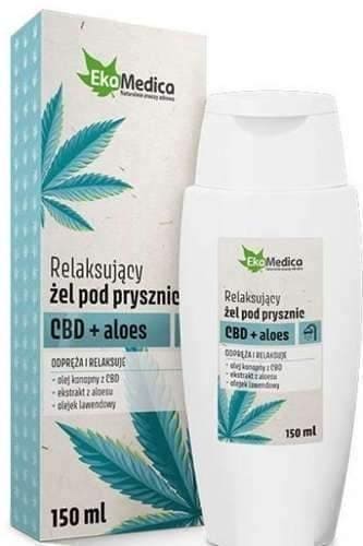 Relaxing CBD shower gel + aloe 150ml UK