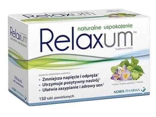 Relaxum x 150 tablets, L-tryptophan UK