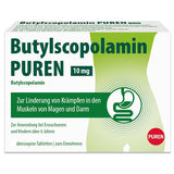 Relief of gastrointestinal spasms, BUTYLSCOPOLAMIN PUREN UK