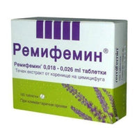 REMIFEMIN cimicifuga racemosa, menopausal symptoms UK