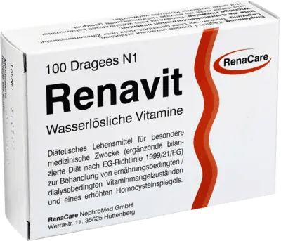 RENAVIT, renal insufficiency, coated tablets UK