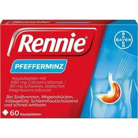 RENNIE against heartburn chewable tablets UK