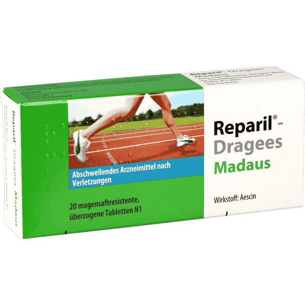 REPARIL-aescin, less swelling, less pain, sports injuries UK