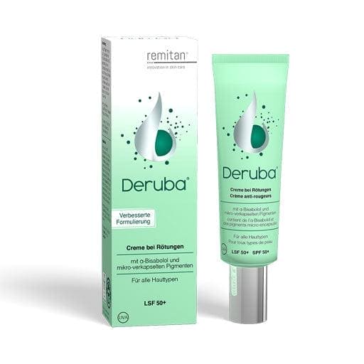 Replaces make up, DERUBA cream SPF 50+ UK