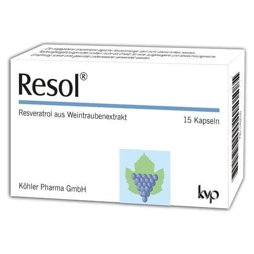 RESOL, resveratrol from grape extract capsules UK