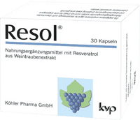 RESOL, resveratrol from grape extract capsules UK