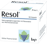 RESOL, resveratrol from grape extract capsules UK