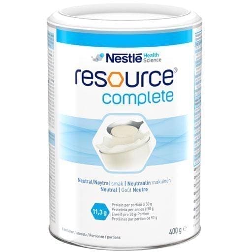RESOURCE complete powder 400 g PROTEIN, complex carbohydrates UK