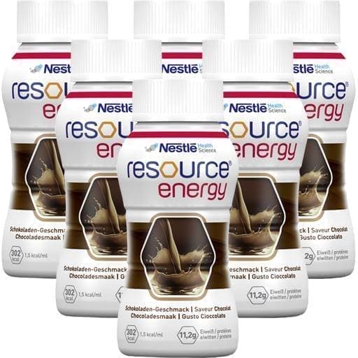 RESOURCE Energy chocolate 6X4X200 ml vitamin K, A, C, E, B, B12, D, Biotin UK