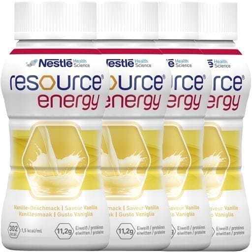 RESOURCE Energy Vanilla 4X200 ml energy resources UK