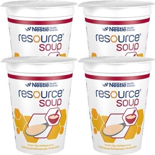 RESOURCE Soup poultry 4X200 ml biotin, C, E, niacin, pantothenic acid, B6, thiamine UK