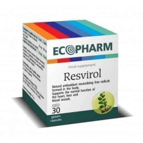 RESVIROL 50mg. 30 capsules, Polygonum cuspidatum, resveratrol UK