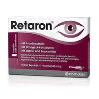 Retaron, DHA, chokeberry capsules, eye vitamins UK