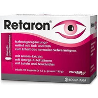 Retaron, DHA, chokeberry capsules, eye vitamins UK