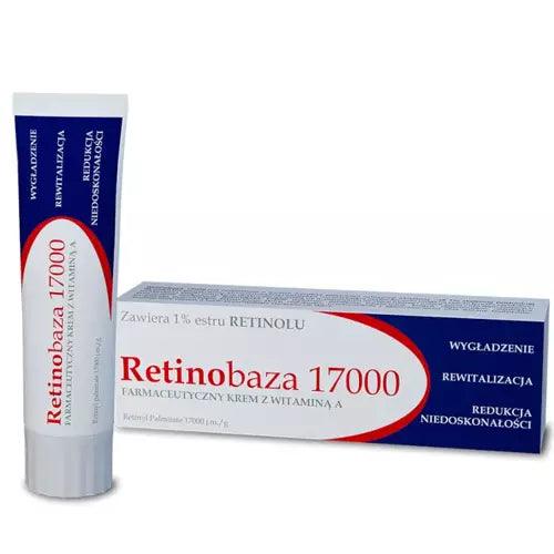 Retinobaza 17000 Pharmaceutical cream with vitamin A UK