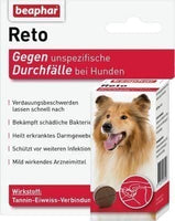 RETO dog diarrhea tablets protein tannin complex UK