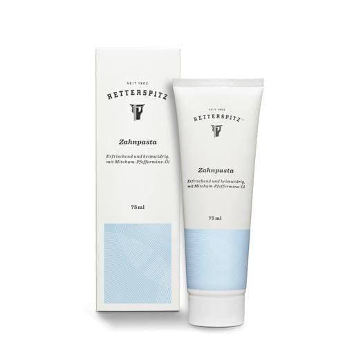 RETTERSPITZ toothpaste 75 ml essential oil Mitcham, sea salt UK