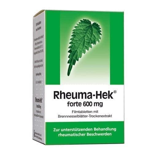 RHEUMA HEK 268 mg, rheumatism, fatty acids, silicic acid, phytosterols, tannins UK