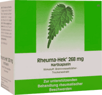 RHEUMA HEK 268 mg, rheumatism, fatty acids, silicic acid, phytosterols, tannins UK