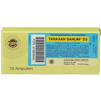 Rheumatism, gout, Hemorrhoids, TARAXAN D 3 injection ampoules UK