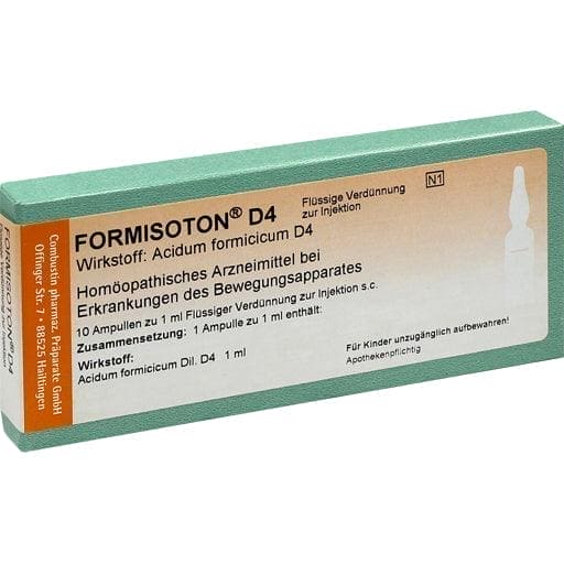 Rheumatism, remedy for muscle rheumatic, joints, FORMISOTON D 4 ampoules UK