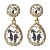 Rhinestone clip on earrings UK