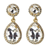 Rhinestone clip on earrings UK