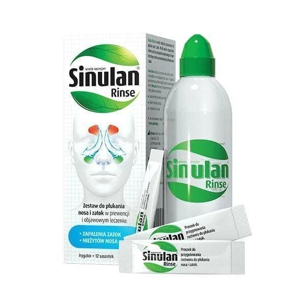 Rhinitis, sinusitis, Sinulan Rinse - nasal and sinus irrigation set UK