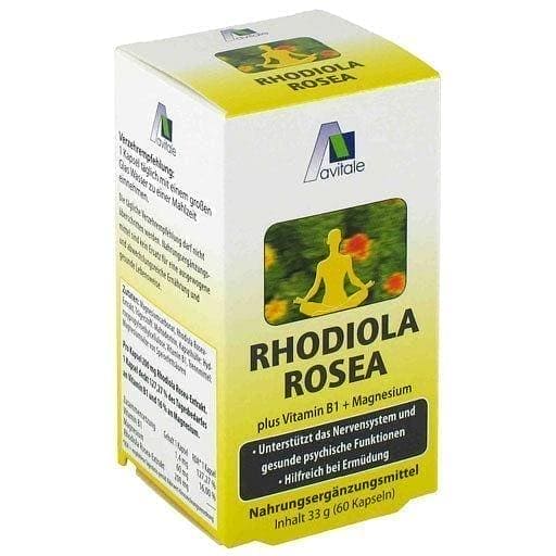 RHODIOLA ROSEA, magnesium, vitamin B1 UK