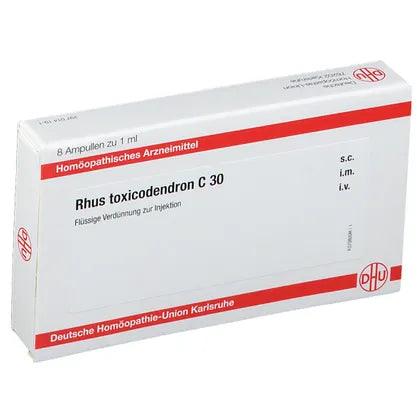 RHUS TOXICODENDRON C 30 ampoules UK