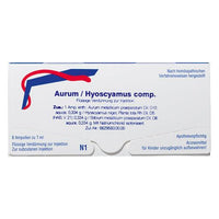 Rhythmic system, Difficulty falling asleep, AURUM, HYOSCYAMUS comp.ampoules UK