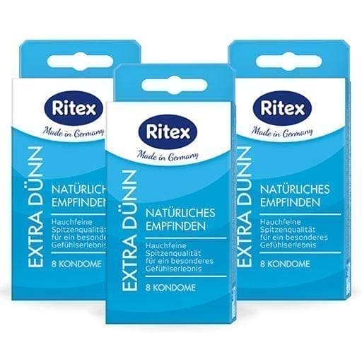 RITEX extra thin condoms bundle 24 pc UK
