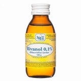 RIVANOL 0.1% solution of 100g, purulent drainage UK