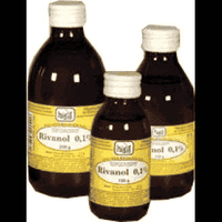 RIVANOL 0.1% solution of 100g, purulent drainage UK