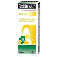 ROBITUSSIN JUNIOR syrup cough medicine for kids 100ml from 2 years UK