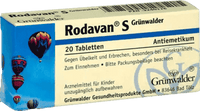 RODAVAN S, dimenhydrinate - Vomiting, vomit emoji - Motion sickness UK