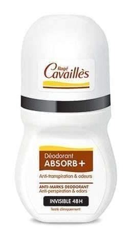 ROGE CAVAILLES Deodorant Absorb + Anti-marks 48h roll-on 50ml UK